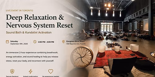 Immersive Sound Bath & Kundalini Activation Toronto