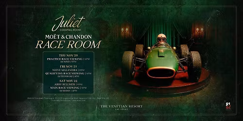 Juliet x Moet Live Music Race Lounge