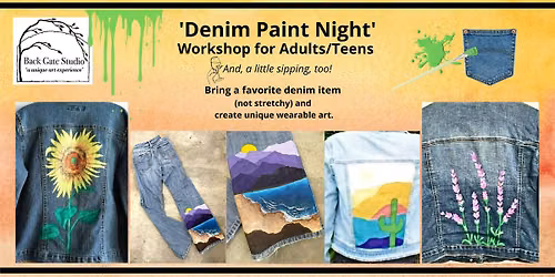 Denim Paint Night--Adults\/Teens