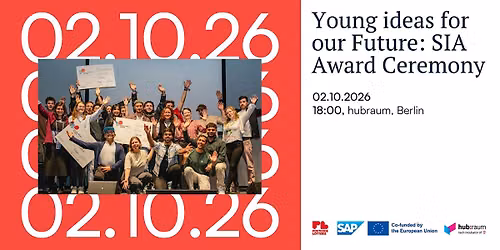 Young ideas for our Future: Award Ceremony of SIA Germany 2026