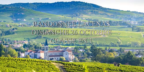 Marche de la classe en 1 - LACENAS