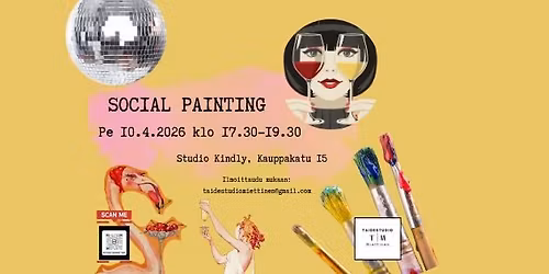 Social painting -ilta