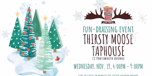 Fun-draising Night at Thirsty Moose Taphouse