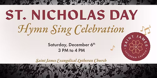 St. Nicholas Day: Hymn Sing Celebration