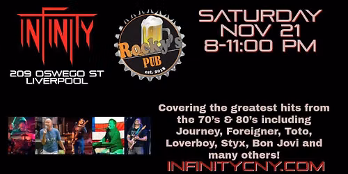 Infinity at Rocky's Pub
