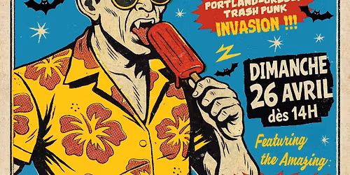 BOMB YOUR BRAIN PARTY #42 - PORTLAND PUNK INVASION !!