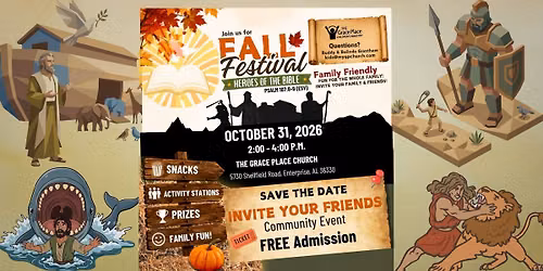Fall Festival 2026 | Heroes of the Bible