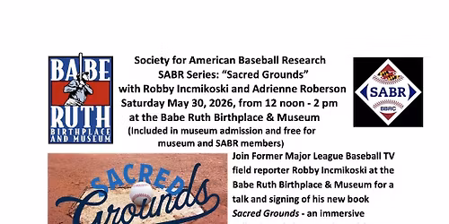 Robby Incmikoski in conversation with Adrienne Roberson discussing Robby's new book Sacred Grounds!