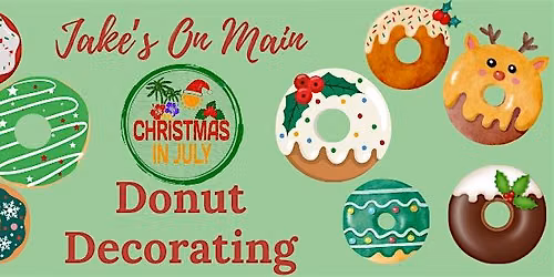 Christmas In July Donut Decorating Party