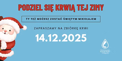 Grudniowa zbi\u00f3rka krwi.