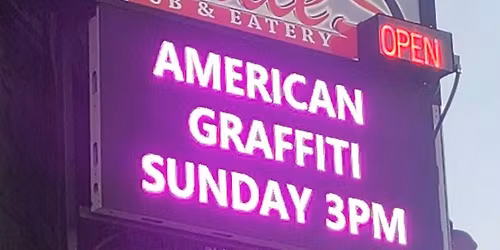 The American Graffiti Band at Paulie's Sunday Funday! Apr 26 at 3pm