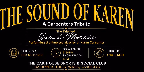 The Sound of Karen - A Carpenters Tribute