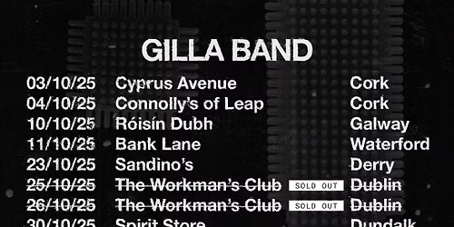 Gilla Band at Bluebird Theater