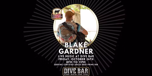 Blake Gardner at Dive Bar for Certified Angus Beef Prime Rib Night