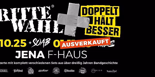 Dritte Wahl - DOPPELT H\u00c4LT BESSER in JENA