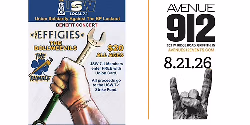 BENEFIT CONCERT for OILWORKERS USW Local 7-1