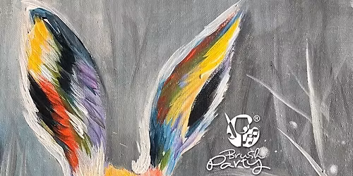 Join Brush Party with Kirsty in Malvern , Hanley Swan to paint the Fabulous 'Good Hare Day'