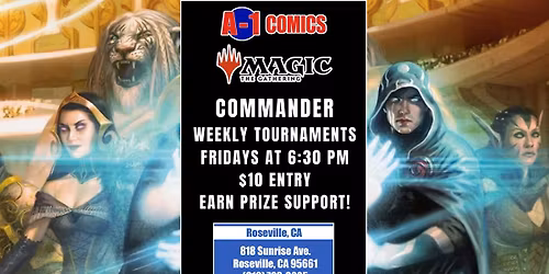 RSVL: Friday Night Commander: $10: All-Ages