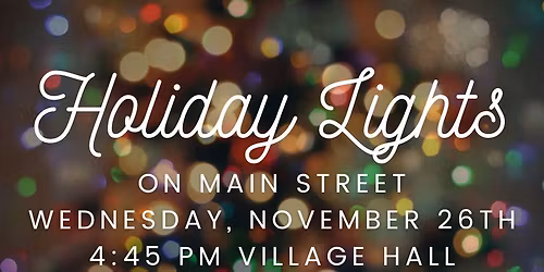 Holiday Lights on Main Street