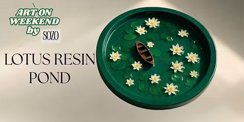 RESIN LOTUS POND