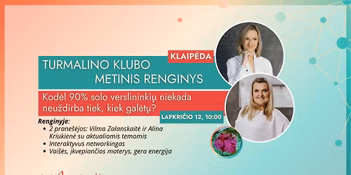  Turmalino klubo metinis renginys