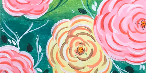 Toledo Paint and Sip Party - Garden Party Blooms