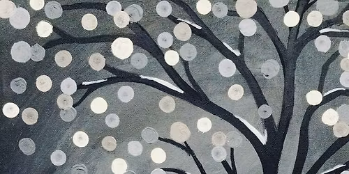 Winter Scene Prosecco & Nibbles Acrylic Painting Experience at The Wigginton, Tamworth 