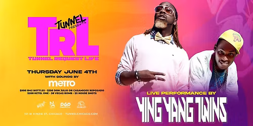 Ying Yang Twins LIVE at Tunnel Chicago