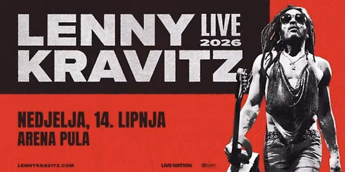 LENNY KRAVITZ Pula | Prijevoz autobusom + Ulaznica