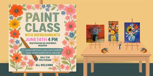 Acrylic Paint Class: Flowers