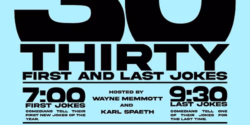 Comedy At The Comet | THIRTY FIRST JOKES