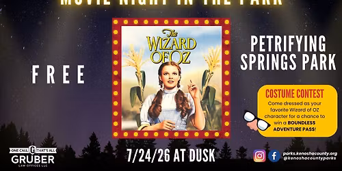 Movie Night in the Park: The Wizard of Oz