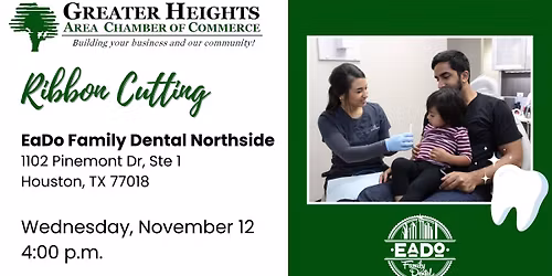 Ribbon Cutting for EaDo Family Dental Northside