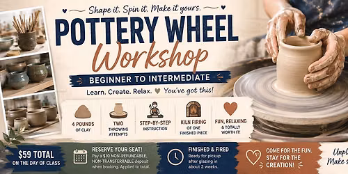 Pottery Wheel Class