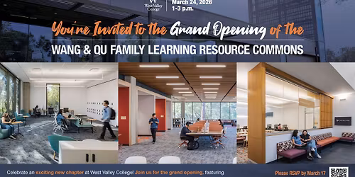 Grand Opening WVC Wang & Qu Family Learning Resource Commons
