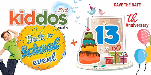 Kiddos Magazine Back to School & 13th Anniversary Event