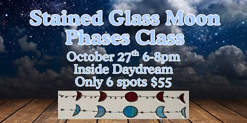 Stained Glass Moon Phases