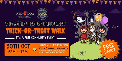 The Night Before Halloween Trick-or-Treat Walk
