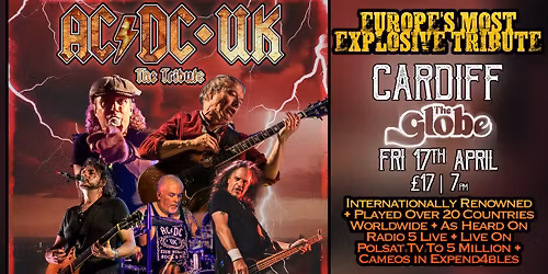 AC\/DC UK | CARDIFF \ud83c\udff4\udb40\udc67\udb40\udc62\udb40\udc77\udb40\udc6c\udb40\udc73\udb40\udc7f The Globe