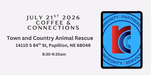 RACC Coffee & Connections at Town and Country Animal Rescue