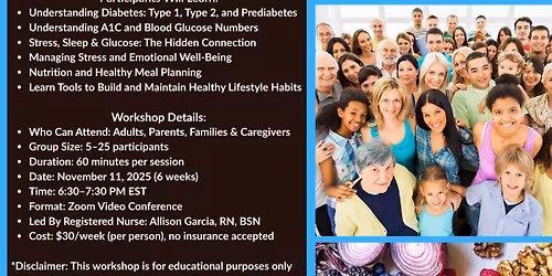 6-Week Virtual Diabetes Wellness Workshop