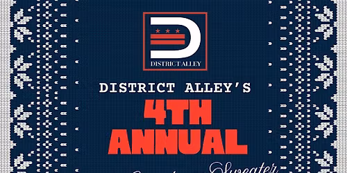 District Alley\u2019s 4th Annual Ugly Christmas Sweater Party