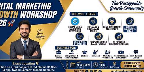 Digital Marketing Growth Workshop 2026 \ud83d\ude80