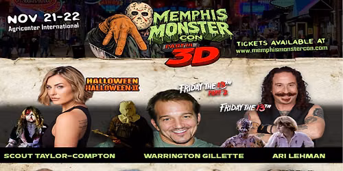 2026 Memphis Monster Con Horror Convention