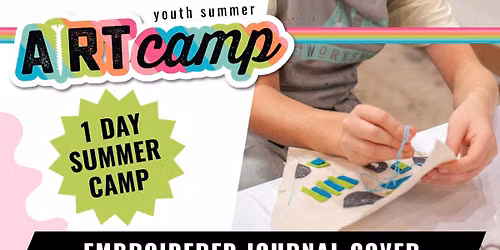 1 Day Camp - Embroidered Journal Cover | AR Workshop