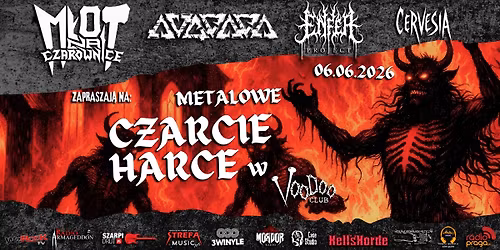 Metalowe Czarcie Harce w VooDoo - M\u0142ot Na Czarownice x Aversja x Enfer Project x Cervesia