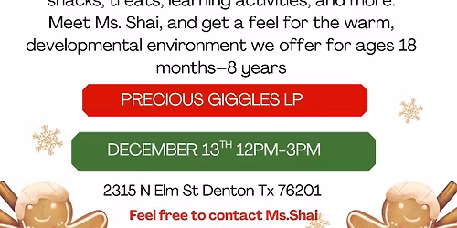 Precious Giggles Learning Place open house 