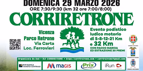 18a Marcia Corriretrone(5\/8\/12\/21km) e 3^ 32km dei Colli