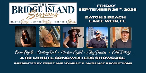 The Bridge Island Sessions - A 90 Minute Songwriters Showcase