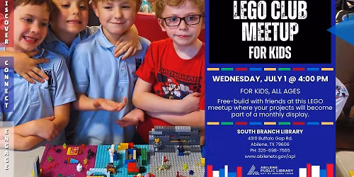 LEGO Club Meetup (South Branch)